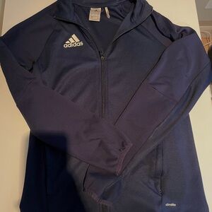 Adidas Dark Blue Zip-Up Jacket